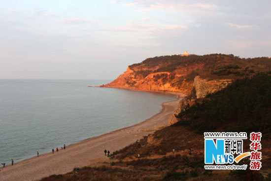 黃昏下的九丈崖景區(qū)